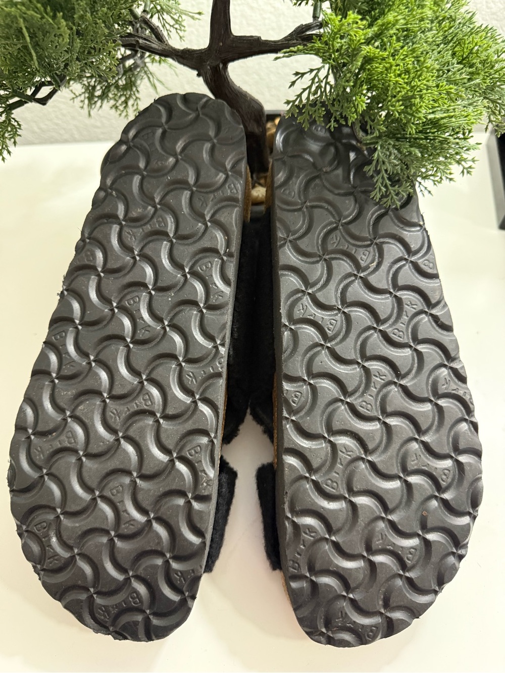 Birkenstock papillio Daytona women size 38 BlackCrossband Slide Sandal - Picture 7 of 7